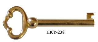New Key for Clock or China Cabinet Door   Choose a Size  