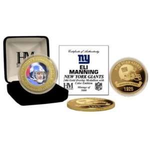 Eli Manning 24KT Commemorative Coin