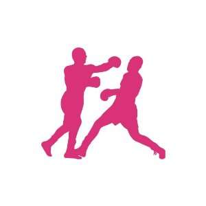  Boxing Large 10 Tall PINK vinyl window decal sticker 