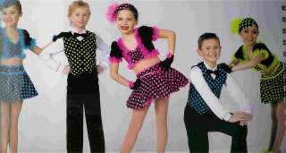 DOTS GALORE2118,JAZZ,TAP, PAGEANT OUTFIT OF CHOICE,COMPETITION DANCE 