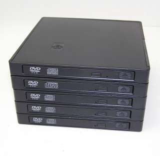 LOT of 5 HP External USB CD RW Burner / DVD ROM Combo Multibay II 