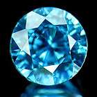 33 Ct. Attractive Natural Gem Blue Zircon Round Shape From Cambodia