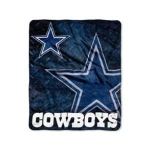  Dallas Cowboys Star Royal Plush Throw Blanket NW070