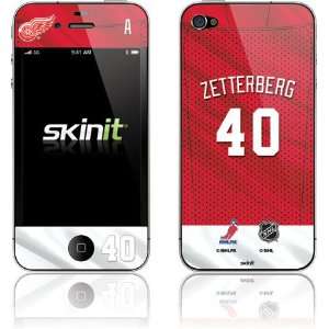   Detroit Red Wings #40 Vinyl Skin for Apple iPhone 4 / 4S Electronics