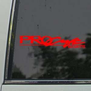  TRACKER PROCRAFT Red Decal BOAT CRUISER Window Red Sticker 