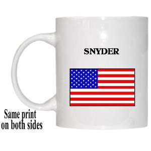  US Flag   Snyder, Texas (TX) Mug 