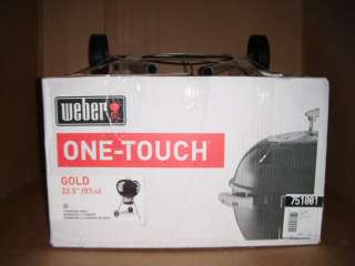 WEBER ONE TOUCH GOLD 22 1/2 IN. CHARCOAL KETTLE GRILL  