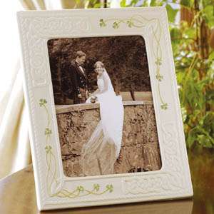 IRISH Belleek 8 x 10 Tara Wedding Photo Frame Made in Ireland  