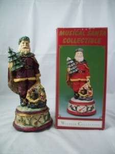 LOOK Windsor Collection Musical Santa Collectible NICE  