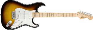 Fender Standard Series Strat Brown Sunburst Stratocaster Guitar Maple 