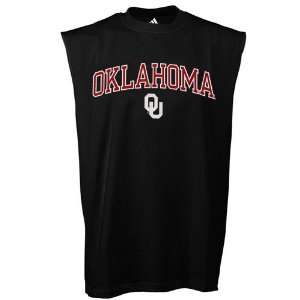   Oklahoma Sooners Black In Play Sleeveless T shirt