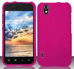 LG Ignite AS855 HOT PINK Faceplate Protector Snap On Cellphone Case 