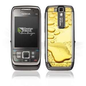  Design Skins for Nokia E66   Golden Drops Design Folie 
