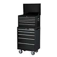   Drawer Professional Top Chest and 5 Drawer Roller Cabinet in Black