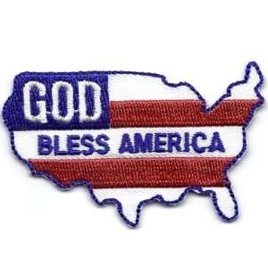 BUY 1 GET 1 OF SAME FREE/Patriotic/God Bless America, USA Iron On 