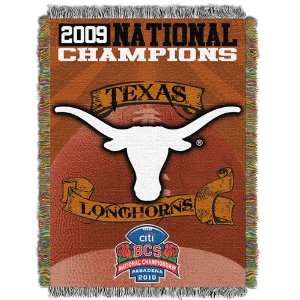  Texas Longhorns 2009 BCS National Champions Focal Orange Triple 