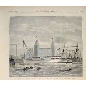  Dicey Twin Steamer Castalia Millwall London Tozer 1874 