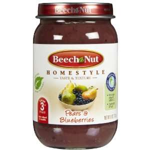Beech Nut Stage 3 Homestyle Pear & Blueberry   12 pack  