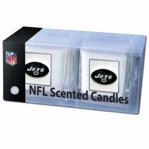  NEW YORK JETS OFFICIAL LOGO CANDLE SET
