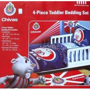  4 Piece Toddler Chivas Bedding Set: Baby