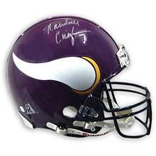 Mounted Memories Minnesota Vikings Randall Cunningham Signed Helmet 