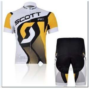 hot new model Yellow SCOTT Set short sleeved jersey tenacious of life 