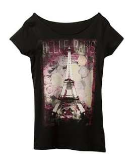 Black (Black) Belle Paris T Shirt  245338801  New Look