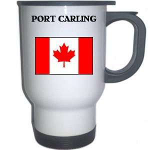  Canada   PORT CARLING White Stainless Steel Mug 