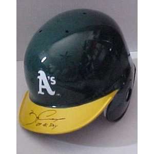   Crosby Hand Signed Autographed Oakland Athletics Mini Batting Helmet
