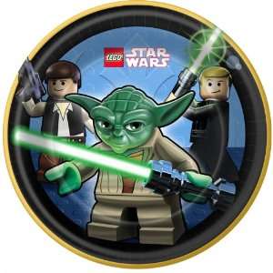 Lego Star Wars Party Plates   Lego Star Wars Dessert Plates   8 Count 
