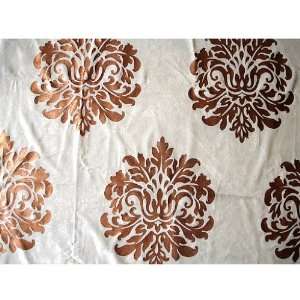     Printed Damask Velvet Fabric By the Yard Arts, Crafts & Sewing