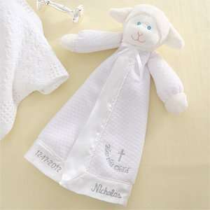   Bless This Child Christian Lamb Personalized Baby Blanket Doll Baby