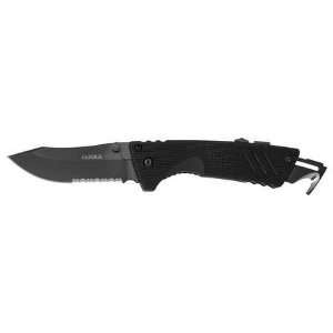  GERBER 30 000383 Folding Knife,Safety Hook,3 39/64 In,Blk 
