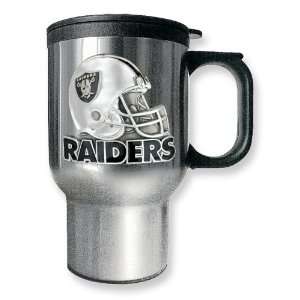  Oakland Raiders 16oz Stainless Steel Travel Mug: Jewelry
