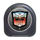   Alarm Clock of Transformers Vintage Autobot Logo with Black Border