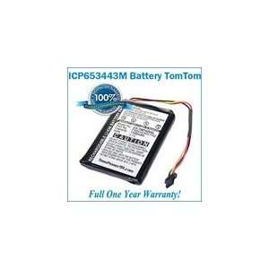    Extended Life Battery For TomTom   ICP653443M GPS & Navigation