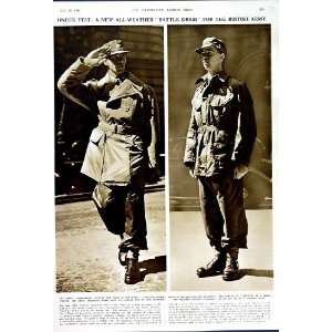 1949 BRITISH ARMY SOLDIER BATTLE DRESS UNIFORMS:  Home 