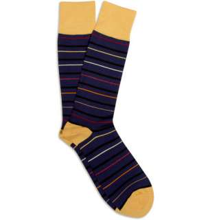 Paul Smith Shoes & Accessories Striped Cotton Blend Socks  MR PORTER
