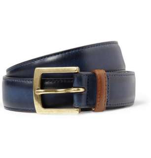 Paul Smith Shoes & Accessories Burnished Leather Belt  MR PORTER