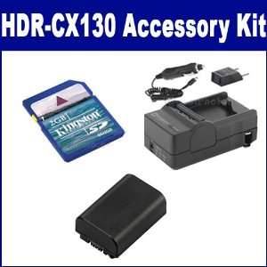 Sony HDR CX130 Camcorder Accessory Kit includes: SDM 109 Charger 