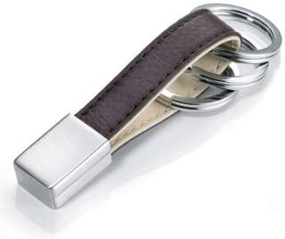Schlüsselanhänger TWISTER Braun aus Leder Metall TROIKA  