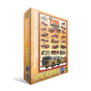 Fire Trucks 100 Piece Jigsaw Puzzle  Toys & Games  