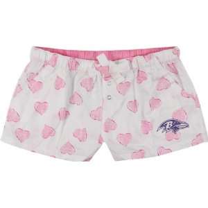    Baltimore Ravens Womens Pink Essence Shorts