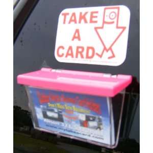  PINK Business Card Holders for Outdoors Cars Truck Vans 