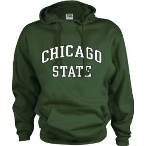  Chicago State Cougars Perennial Hooded Sweatshirt: Sports 