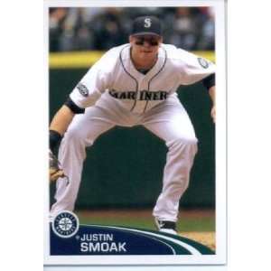  2012 Topps Baseball MLB Sticker #113 Justin Smoak Seattle 