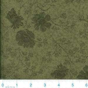   Autumn Blooms Shadow Green Fabric By The Yard Arts, Crafts & Sewing