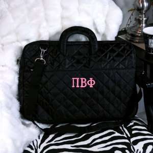  Greek Personalized Quilted Laptop Bag