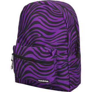 Yak Pak Zebra Backpack YakPak Purple Girls Book Bag NEW  