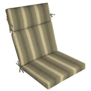   Reversible Indoor/Outdoor Chair Cushion F577590B: Patio, Lawn & Garden